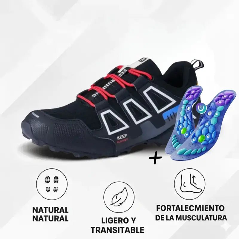 OrthoTrekking Hallux Zapatos de Senderismo y Trekking Ergonómicos.