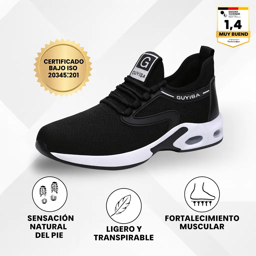 Zapato de Seguridad Ergonómico Orthostahl que Alivia el Dolor