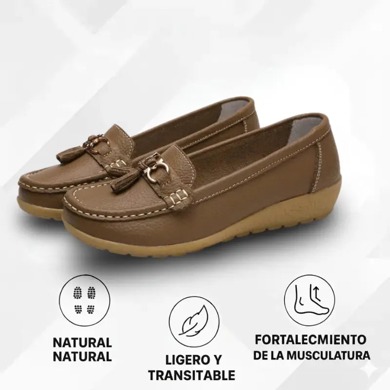 Mocasín Ortopédico de Cuero