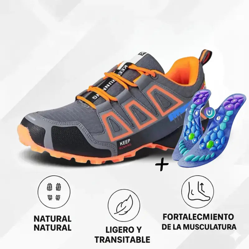 OrthoTrekking Hallux Zapatos de Senderismo y Trekking Ergonómicos.