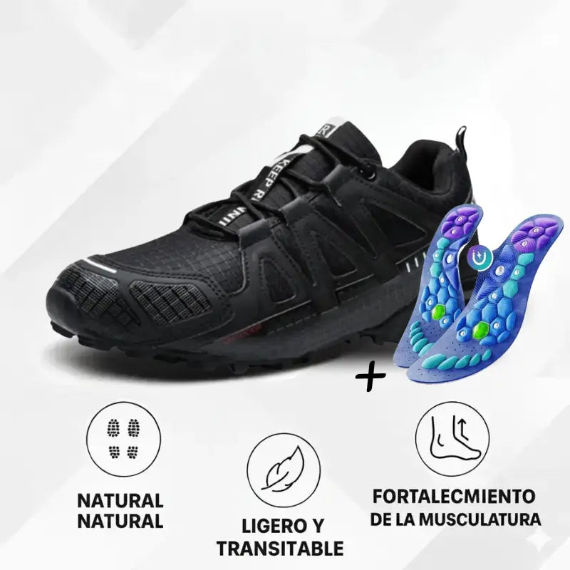 OrthoTrekking Hallux Zapatos de Senderismo y Trekking Ergonómicos.