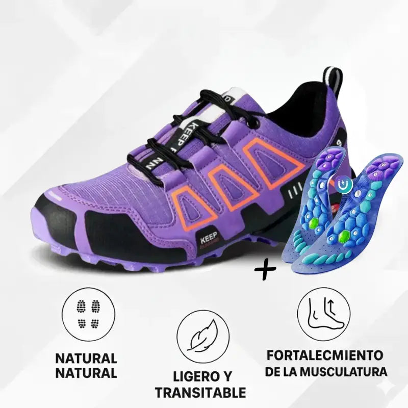 OrthoTrekking Hallux Zapatos de Senderismo y Trekking Ergonómicos.