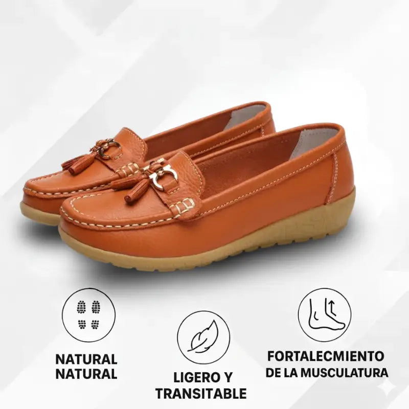 Mocasín Ortopédico de Cuero