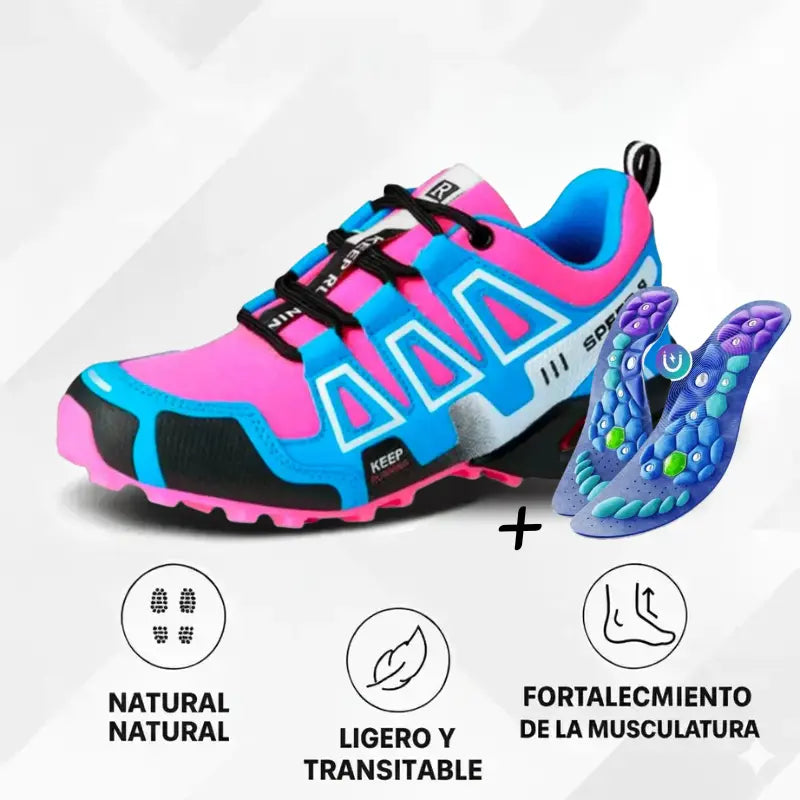 OrthoTrekking Hallux Zapatos de Senderismo y Trekking Ergonómicos.