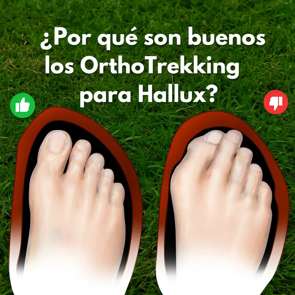 OrthoTrekking Hallux Zapatos de Senderismo y Trekking Ergonómicos.
