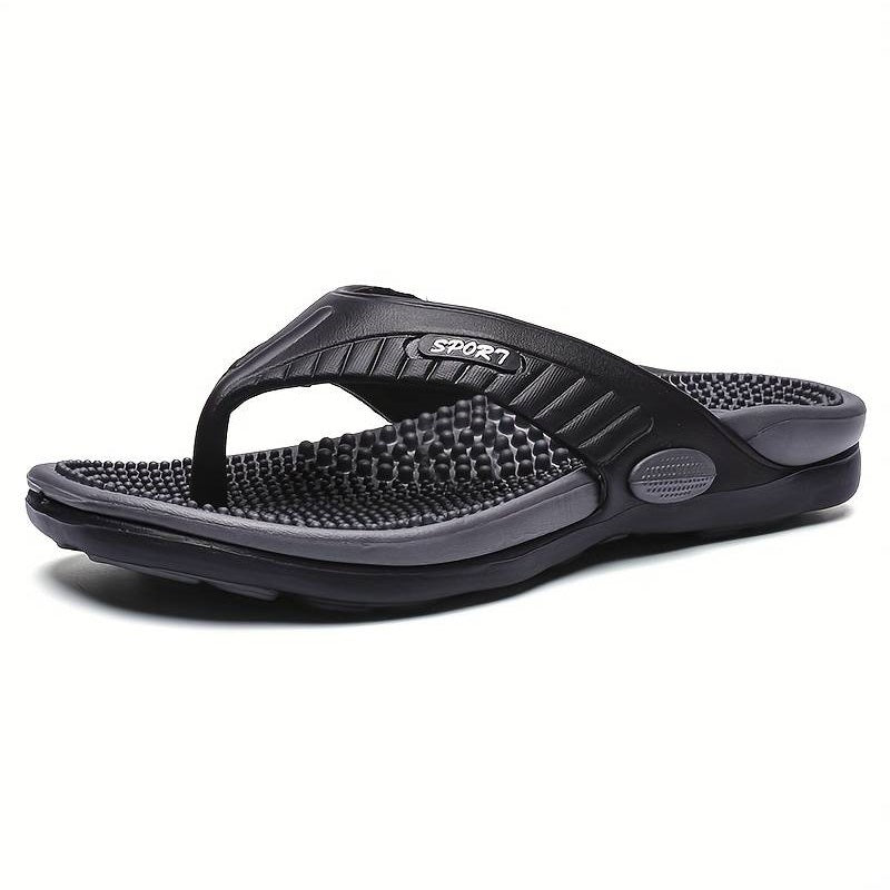 Chinelo Masajeador Ortopédico Sport Negro