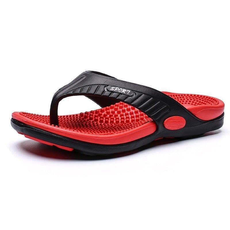 Chinelo Masajeador Ortopédico Sport Negro