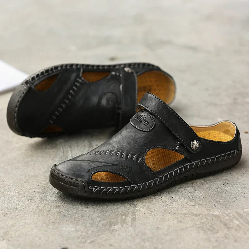 Sandalias Ortopédicas de Cuero | OrthoFlex