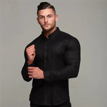 Camisa Antiarrugas y Elástica - ElasTech