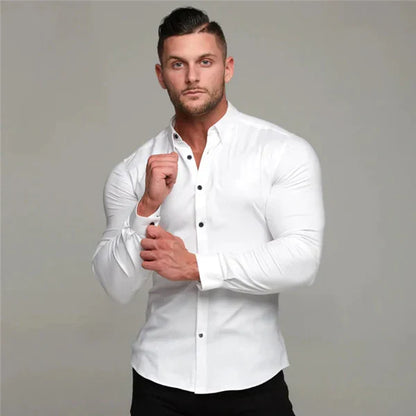 Camisa Antiarrugas y Elástica - ElasTech