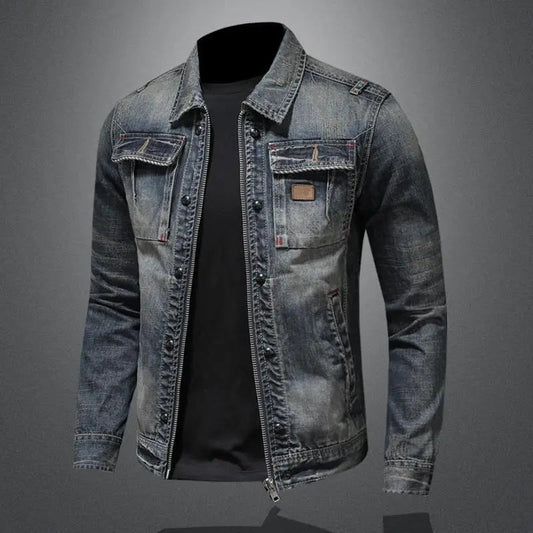 Shess | Chaqueta de Jean Retro Carl