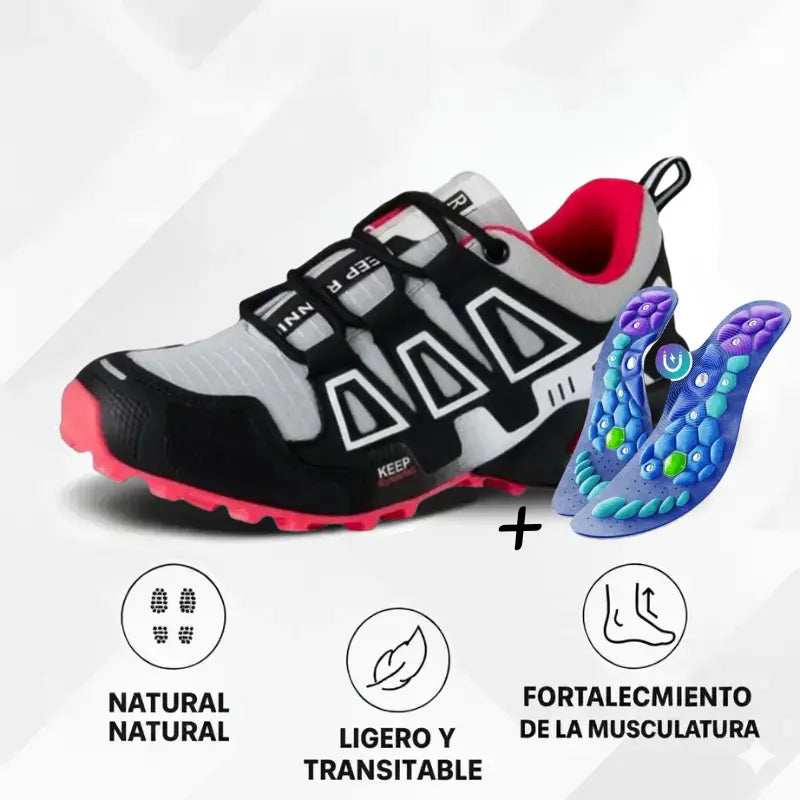 OrthoTrekking Hallux Zapatos de Senderismo y Trekking Ergonómicos.