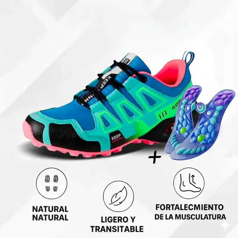 OrthoTrekking Hallux Zapatos de Senderismo y Trekking Ergonómicos.