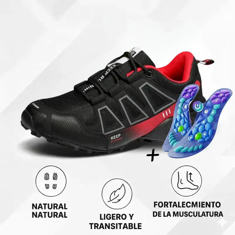 OrthoTrekking Hallux Zapatos de Senderismo y Trekking Ergonómicos.