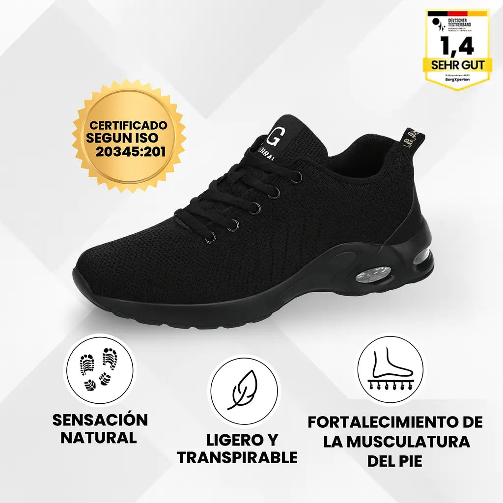 Zapato de Seguridad Ergonómico Orthostahl que Alivia el Dolor