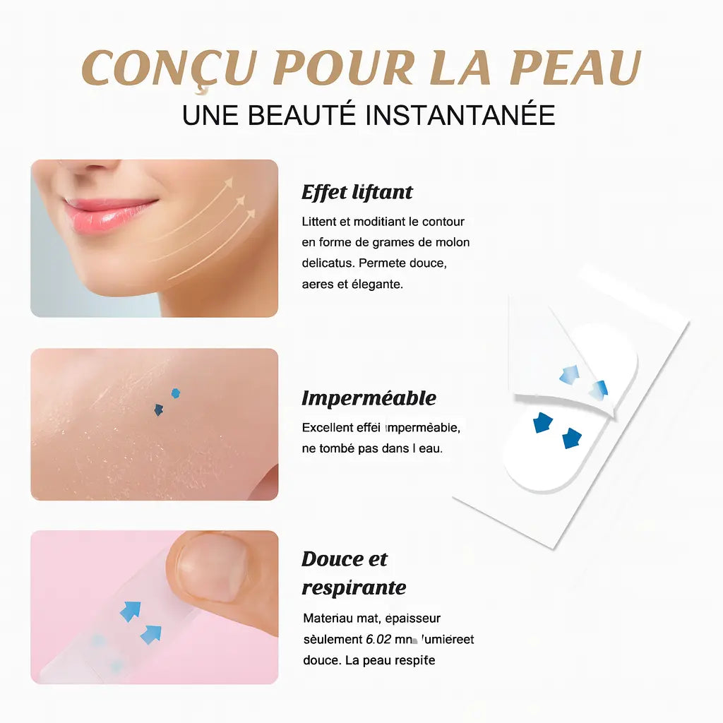 FaceLift |  Bandas de Lifting Instantáneo para el Rostro