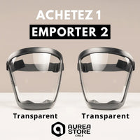 Visera Transparente y Transparente