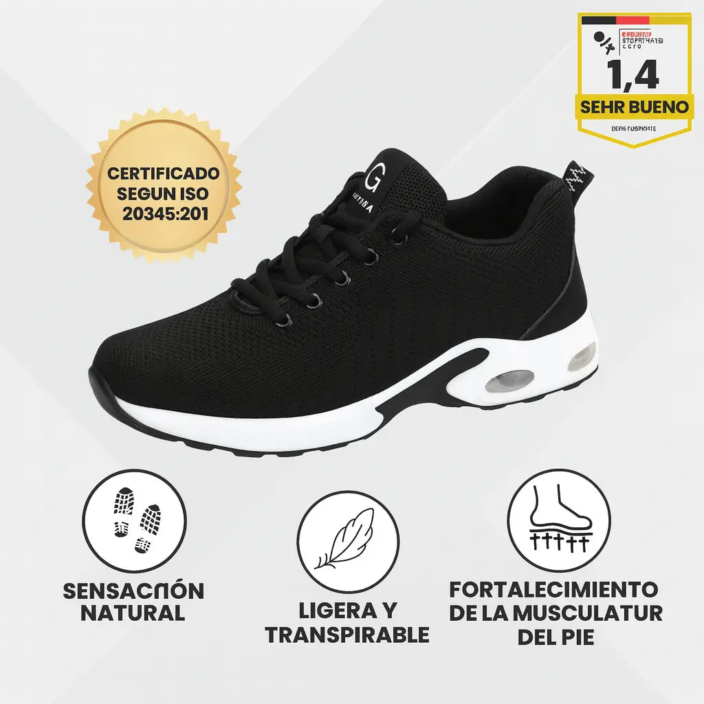 Zapato de Seguridad Ergonómico Orthostahl que Alivia el Dolor