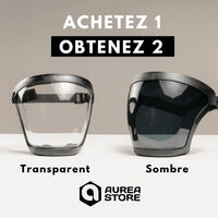 Visera Transparente y Oscura