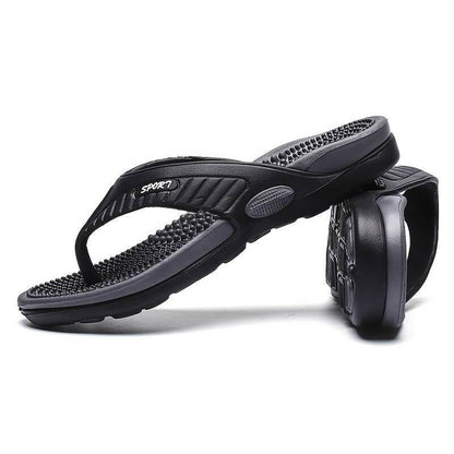 Chinelo Masajeador Ortopédico Sport Negro