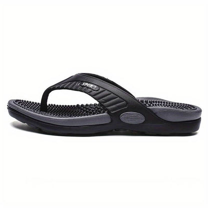 Chinelo Masajeador Ortopédico Sport Negro