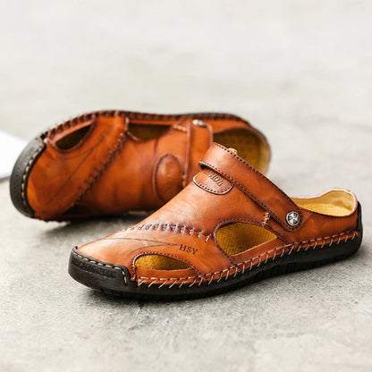Sandalias Ortopédicas de Cuero | OrthoFlex