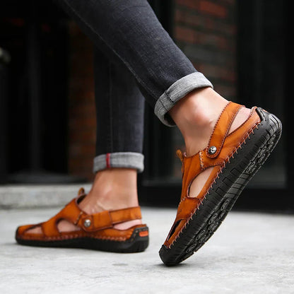 Sandalias Ortopédicas de Cuero | OrthoFlex