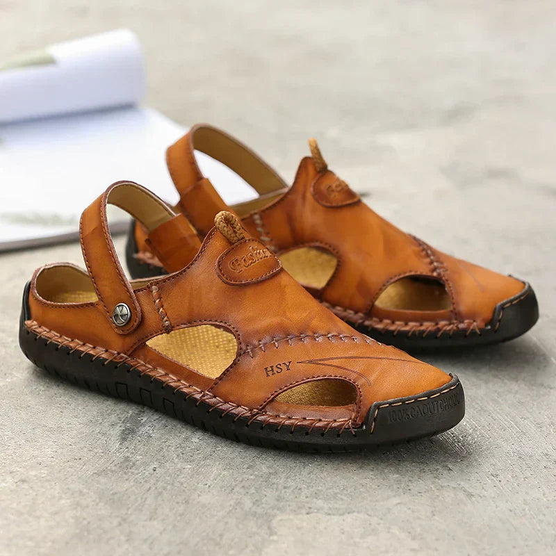 Sandalias Ortopédicas de Cuero | OrthoFlex
