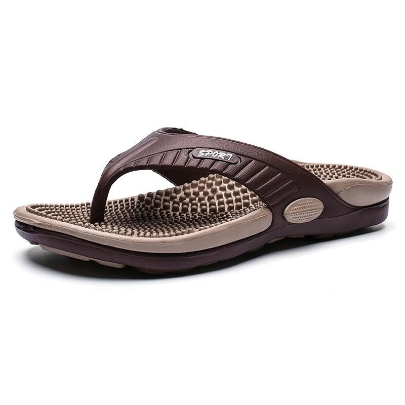 Chinelo Masajeador Ortopédico Sport Negro