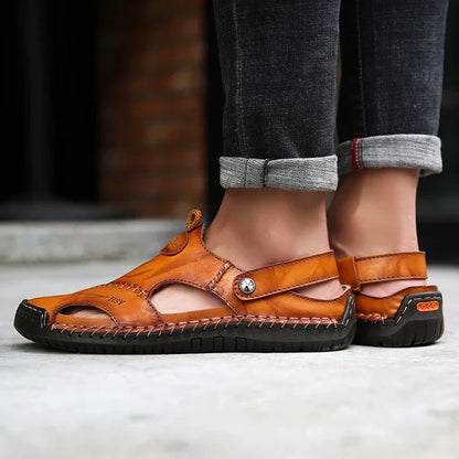 Sandalias Ortopédicas de Cuero | OrthoFlex