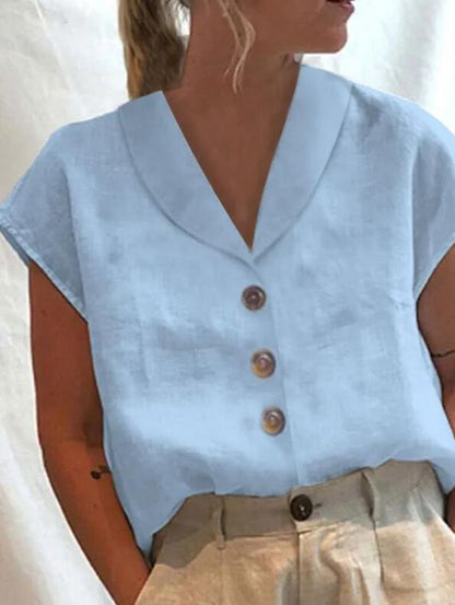 Gasin | Blusa de cuello elegante para mujeres