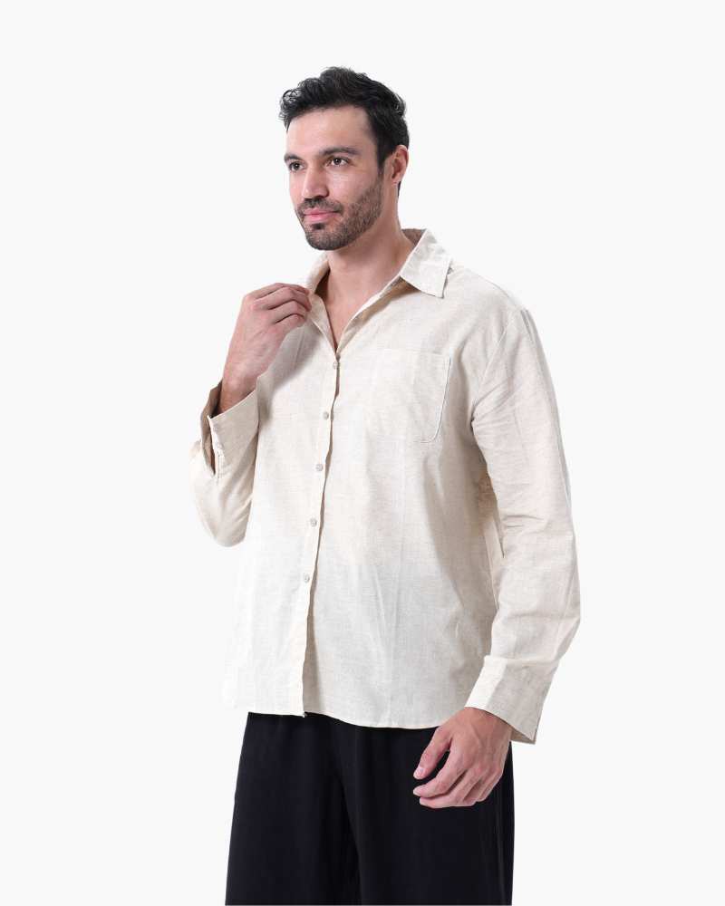 Chaqueta de Lino Old Money (Mangas Largas)