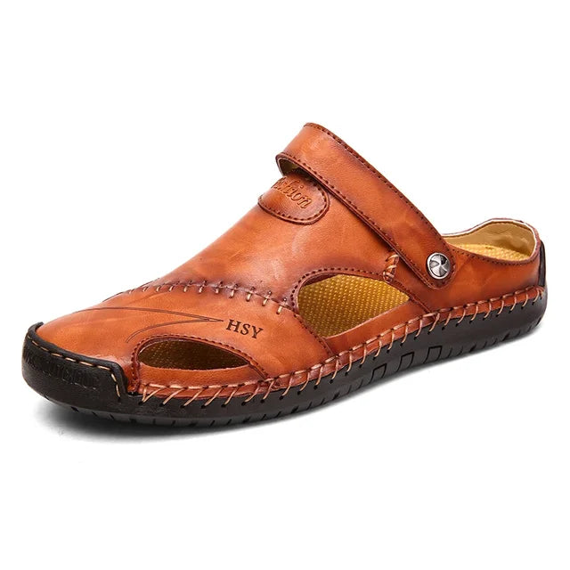 Sandalias Ortopédicas de Cuero | OrthoFlex